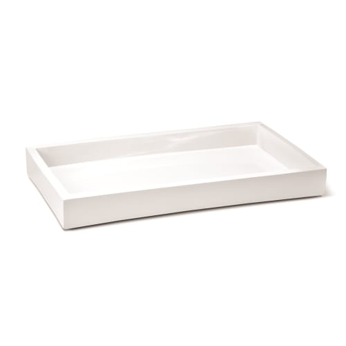 Delta Collection Amenity Tray, White